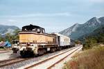 Le train prt au dpart